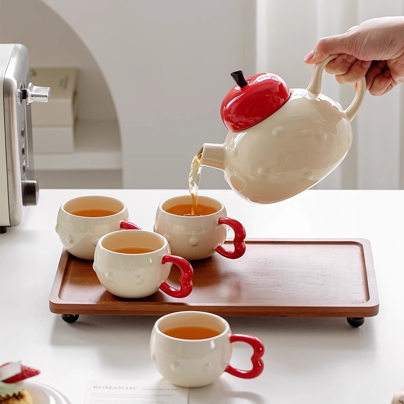 Korean Creative Cartoon Apple  - Korean Tea Set recension och pris