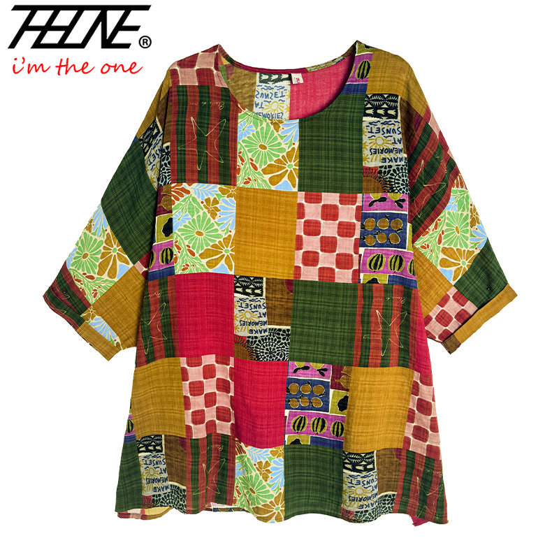 THHONE Women Shirts Print Loos - Korean Lifestyle recension och pris