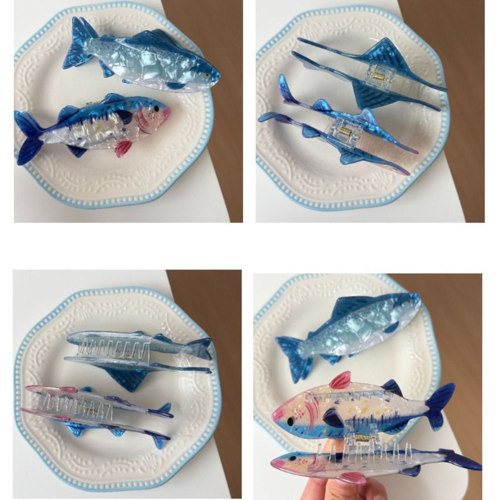 Hairpin Ocean Animal Hair Claw - Lifestyle Of Korean recension och pris