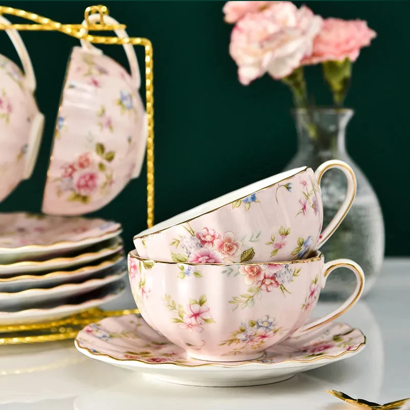 3PCS/Sets Pastoral style Flowe - Korean Tea Set recension och pris