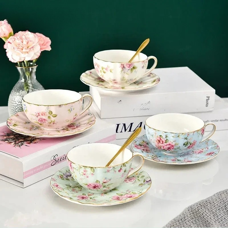 3PCS/Sets Pastoral style Flowe - Korean Tea Set recension och pris